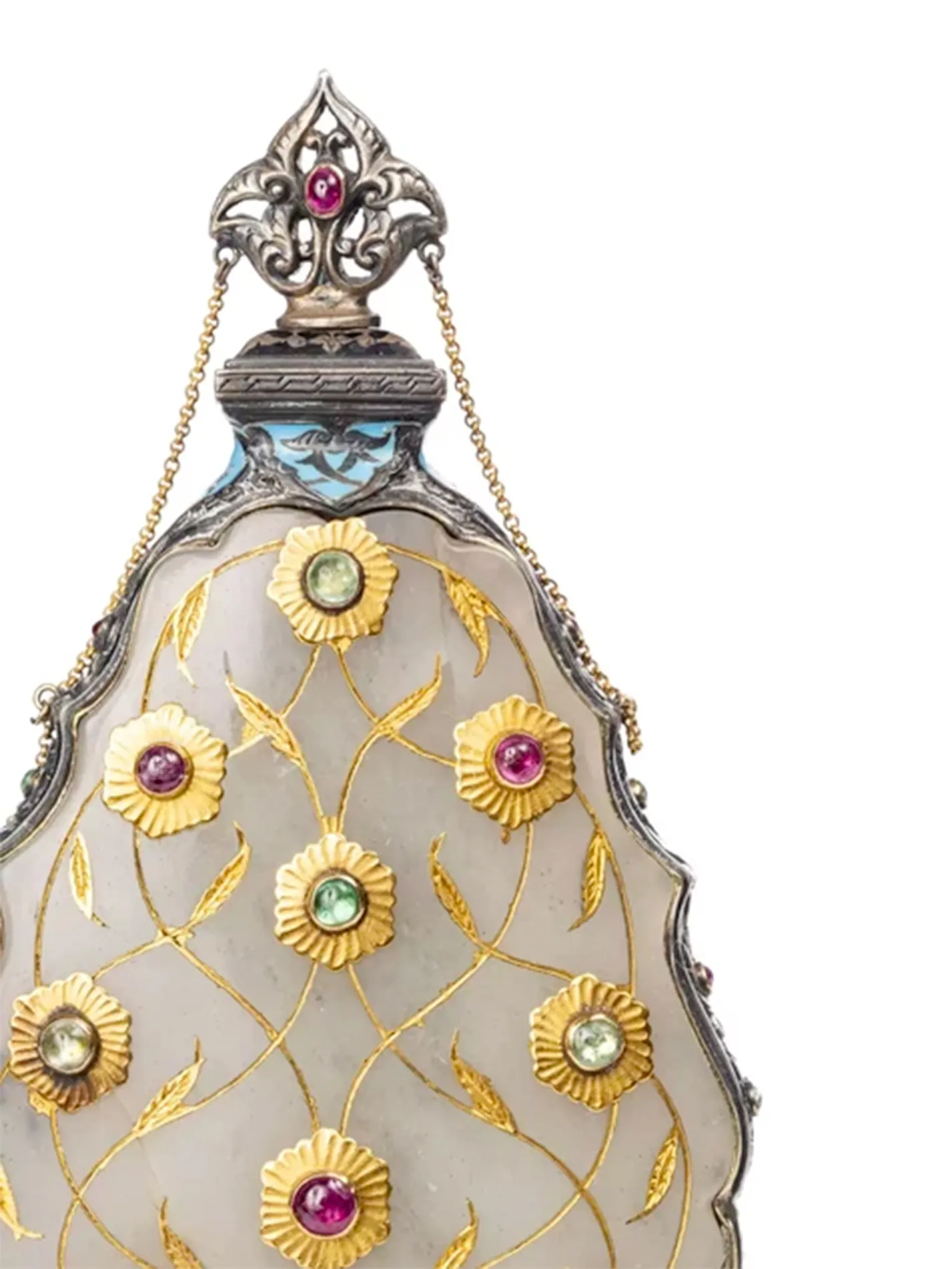 Précieux flacon à kohl, Empire ottoman, Turquie, XVIIIe-XIXe siècle